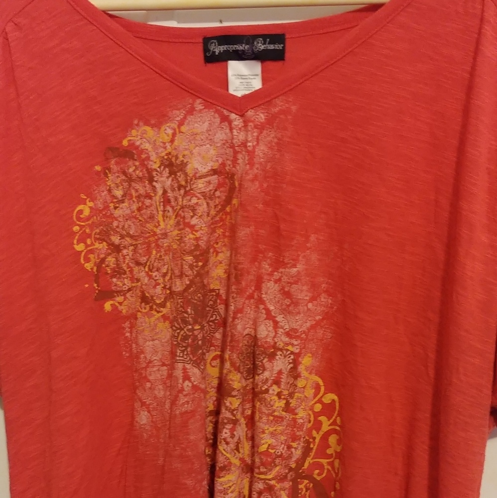 4x short sleeve shirt by appropriate behavior